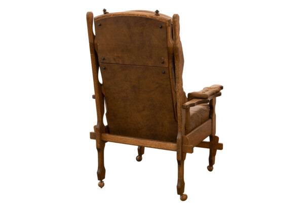 #106 Leather Armchair with Footstool | Ledersessel mit Fußhocker - Image 3