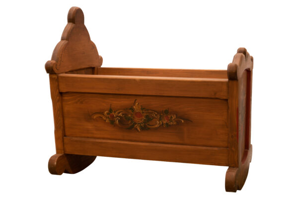 #113 Wooden Cradle | Holzwiege - Image 3