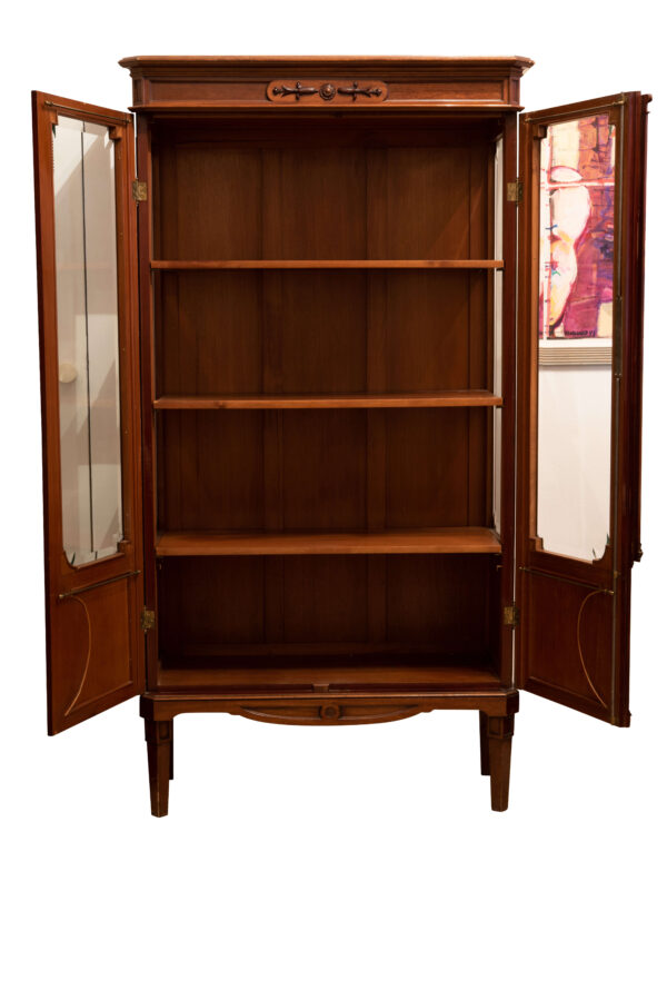 #129 Wooden Display Cabinet | Vitrine aus Holz - Image 2