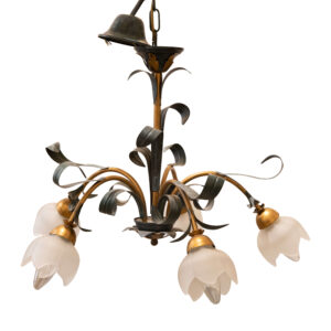 #138 Floral Chandelier | Floraler Luster und Drei Appliken