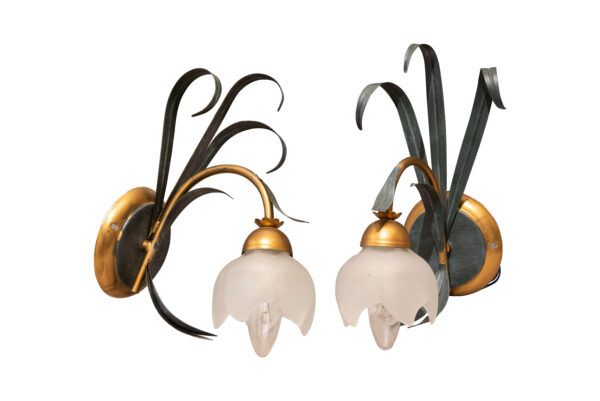 #138 Floral Chandelier | Floraler Luster und Drei Appliken - Image 6