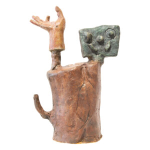 #143 Joan Miro, Bronze Sculpture “Hombre Personaje I” | Joan Miro, Bronzeskulptur "Hombre Personaje I"