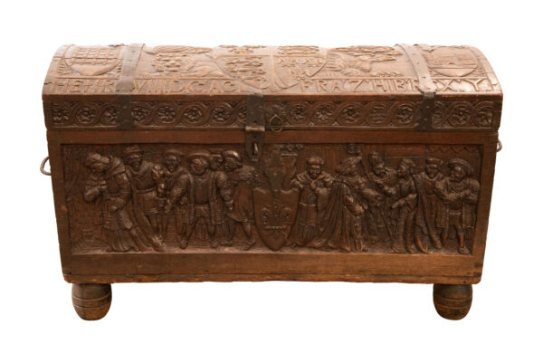 #146 Oak Chest with Iron Fittings | Eichentruhe mit Eisenbeschlägen - Image 2