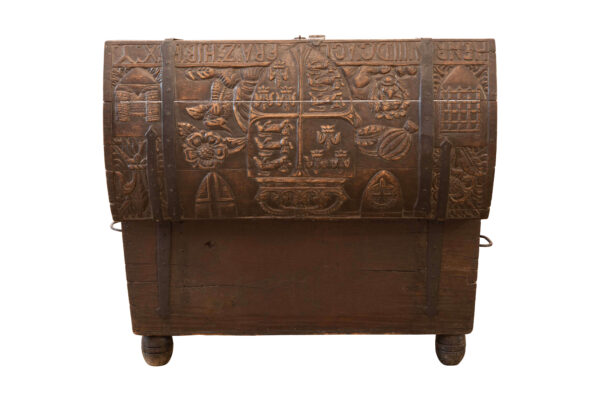 #146 Oak Chest with Iron Fittings | Eichentruhe mit Eisenbeschlägen - Image 4