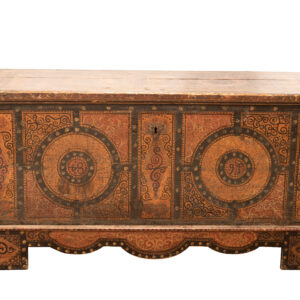 #147 Wooden Farm Chest | Bunte Bauerntruhe