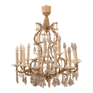 #183 Chandelier With Golden Elements | Kronleuchter mit goldenen Elementen