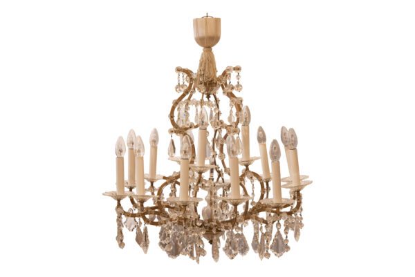 #183 Chandelier With Golden Elements | Kronleuchter mit goldenen Elementen