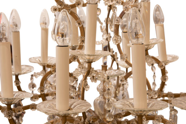 #183 Chandelier With Golden Elements | Kronleuchter mit goldenen Elementen - Image 2