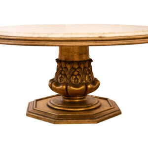#189 Coffee Table with Marble Top | Couchtisch mit Marmorplatte