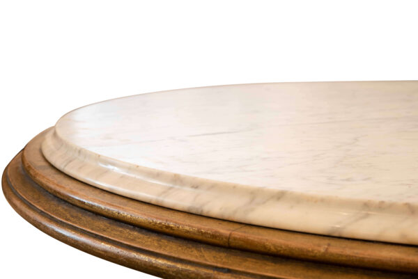 #189 Coffee Table with Marble Top | Couchtisch mit Marmorplatte - Image 3