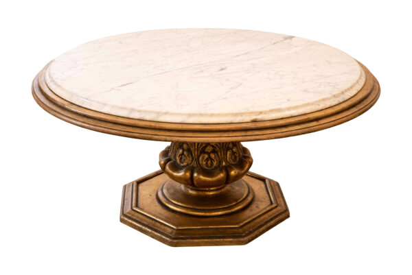 #189 Coffee Table with Marble Top | Couchtisch mit Marmorplatte - Image 4