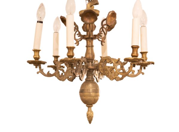 #198 Crystal Chandelier With 6 Arms | Kristall-Luster mit 6 Armen - Image 2