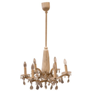 #198 Crystal Chandelier With 6 Arms | Kristall-Luster mit 6 Armen