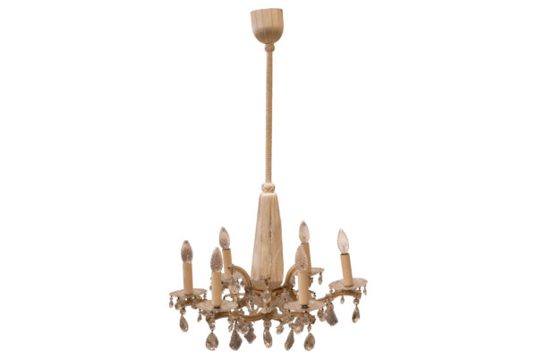 #198 Crystal Chandelier With 6 Arms | Kristall-Luster mit 6 Armen