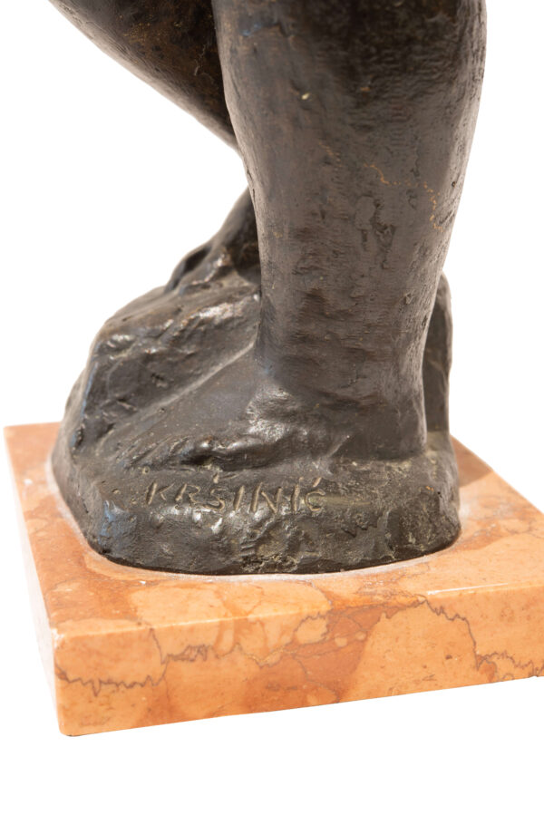 #20 Bronze Sculpture "Nude" By Frano Krisinic (1897–1982) | Skulptur Bronze "Nude" von Frano Krisinic (1897-1982) - Image 5