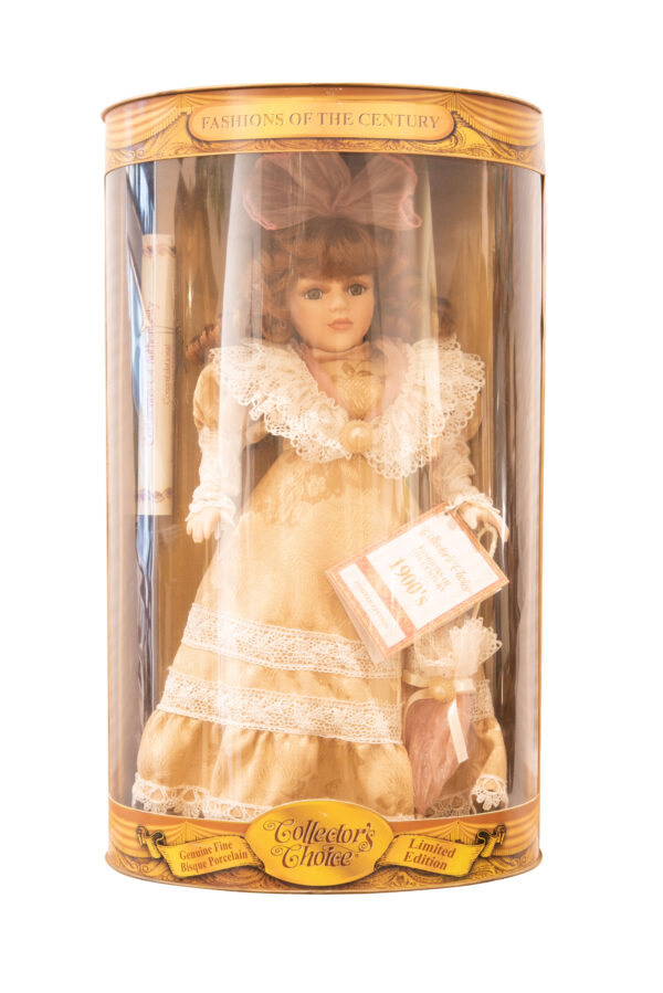 #29 Handbemalte Biskuitporzellan-Puppe mit Zertifikat | Hand-painted bisque porcelain doll with certificate