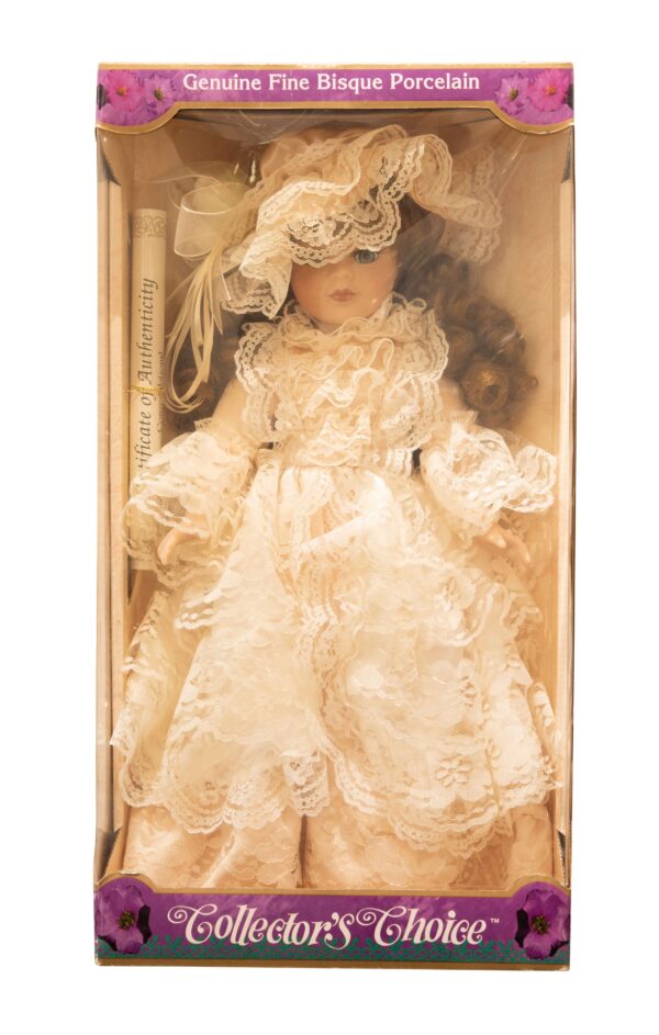 #30 Hand-Painted Bisque Porcelain Doll With Certificate | Handbemalte Biskuitporzellan-Puppe mit Zertifikat