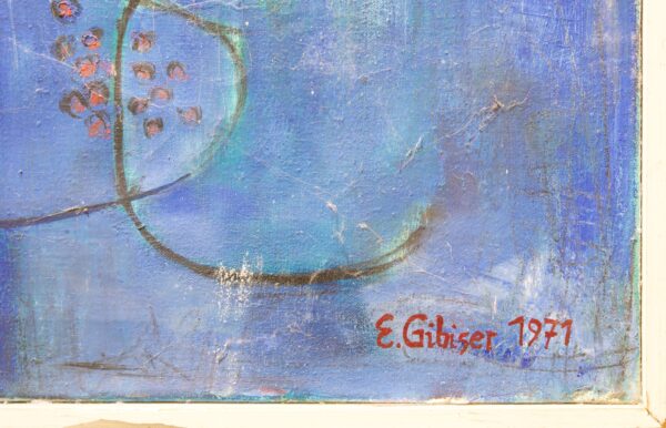 #31 E. Gibiser, Abstract Oil Painting | E. Gibiser, Abstraktes Öl Gemälde - Image 2