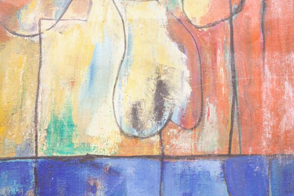 #31 E. Gibiser, Abstract Oil Painting | E. Gibiser, Abstraktes Öl Gemälde - Image 3