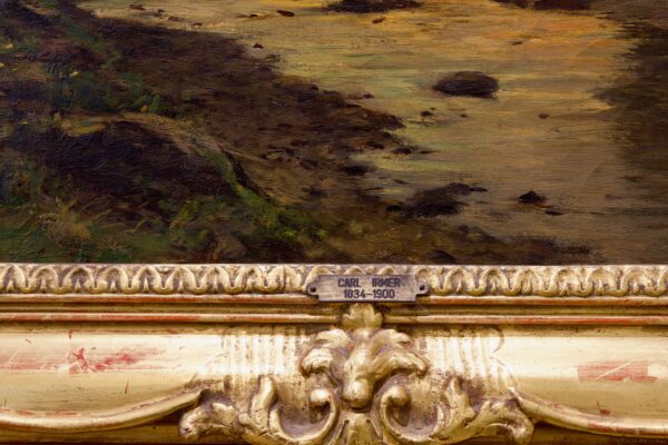 #40 Carl Irmer 1834–1900, Landscape Painting | Carl Irmer 1834-1900, Landschaftsbild - Image 2