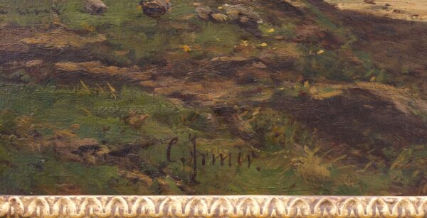 #40 Carl Irmer 1834–1900, Landscape Painting | Carl Irmer 1834-1900, Landschaftsbild - Image 3