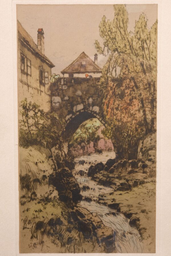 #49 Fritz Lach, "The Trattenbach in Enstal" | Fritz Lach, „Der Trattenbach im Enstal" - Image 2