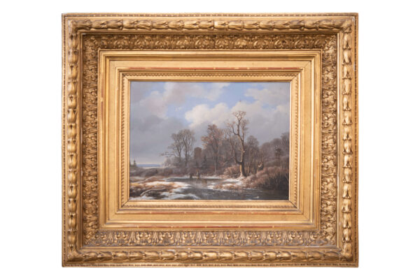 #62 Circle of Reni van Haaren, "Winter Landscape with Old Oaks" | Reni van Haaren Umkreis, Winterlandschaft mit alten Eichen