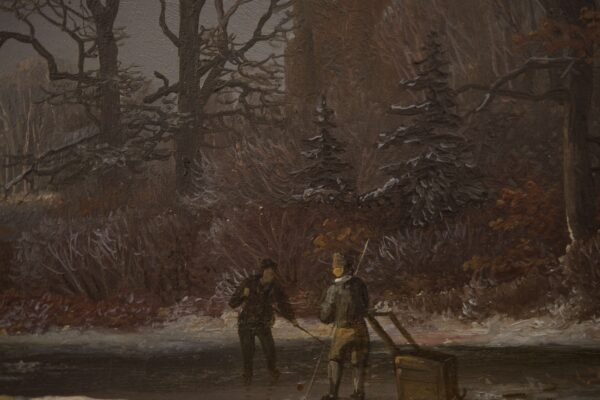 #62 Circle of Reni van Haaren, "Winter Landscape with Old Oaks" | Reni van Haaren Umkreis, Winterlandschaft mit alten Eichen - Image 4