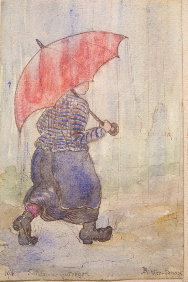 #64 B. Winkler-Hassak, "Salzkammergut Rain" | B. Winkler-Hassak, „Salzkammergutregen“ - Image 2