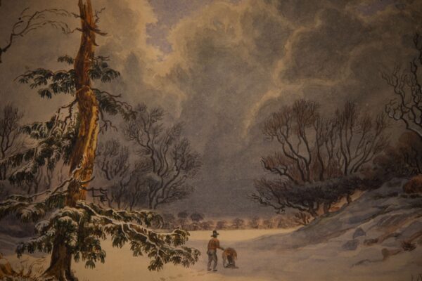 #70 Rémi VAN HAALEN (1812-1894), Winter Landscape with Lake and People | Rémi VAN HAALEN (1812-1894), Winterliche Landschaft - Image 5