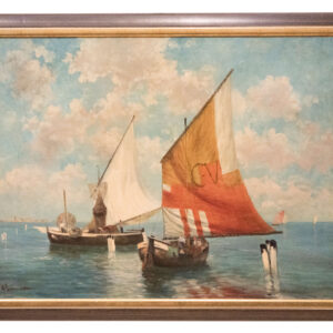 #83 Georg Sommer Attributed, Sailing Ships At Sea | Georg Sommer zugeschrieben, Segelschiffe auf dem Meer