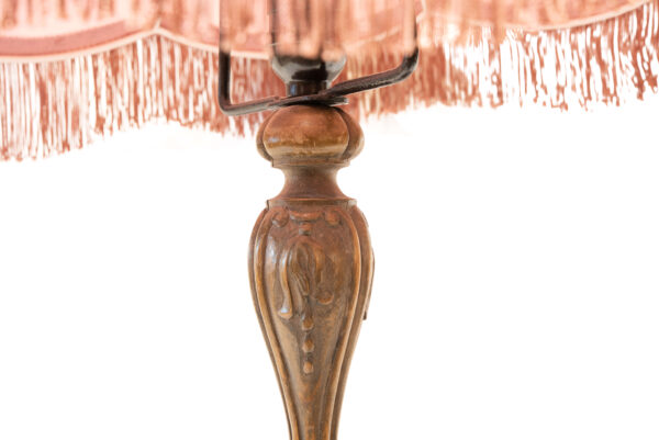 #98 Table Lamp with Pink Lampshade | Tischlampe rosa Lampenschirm - Image 3