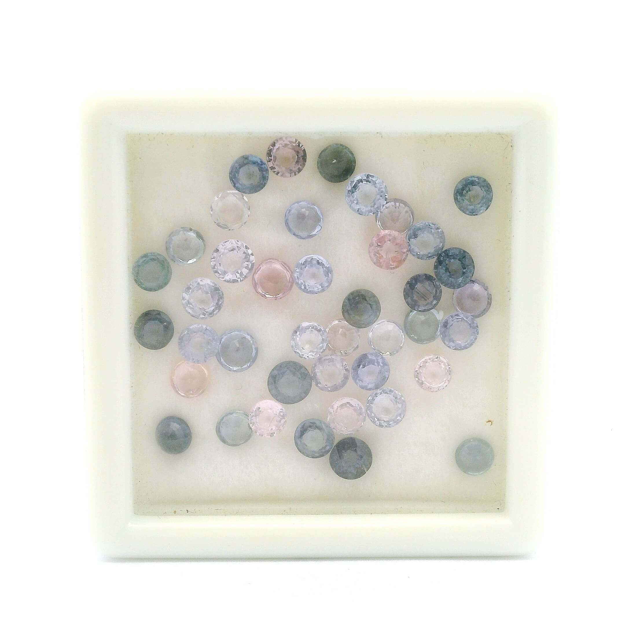 #100 Loser Steine, Saphire, bunt | Sapphires, Mixed Colors