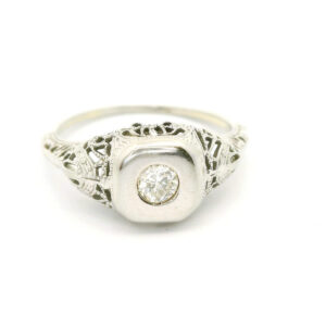 #102 Ring Weißgold | White Gold Ring
