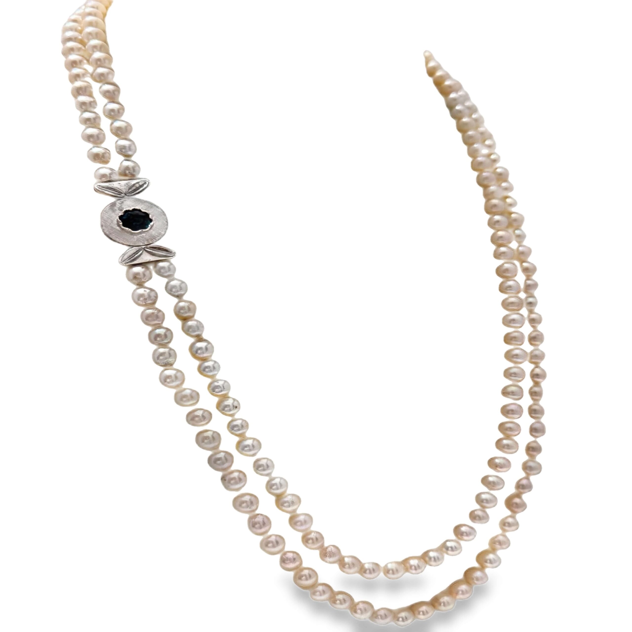 #104 Perlencollier mit Akoya-Kulturperlen | Pearl Necklace With Akoya Cultured Pearls - Image 2