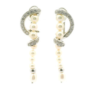# 105 Ohrclipse Weißgold | White Gold Ear Clips