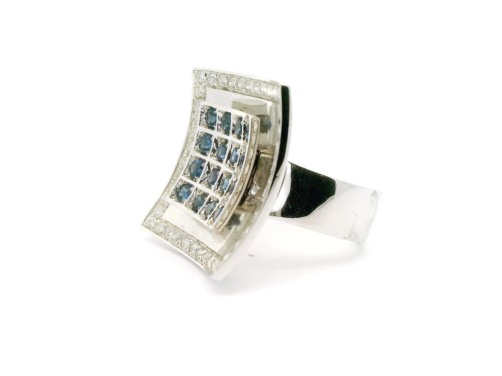 #110 Ring Weißgold | White Gold Ring - Image 2