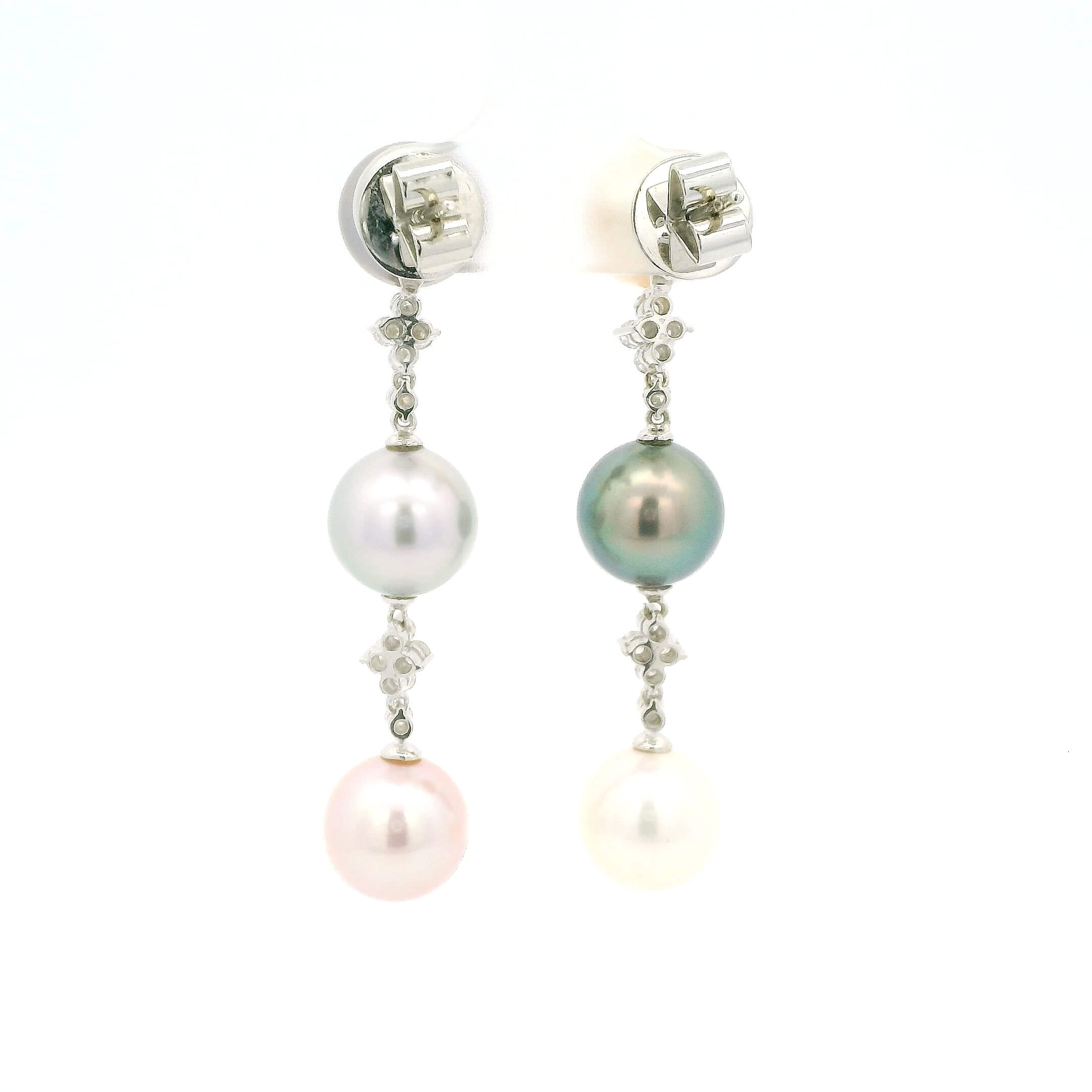 #147 Ohrsteckgehänge aus Weißgold | Drop Earrings In White Gold