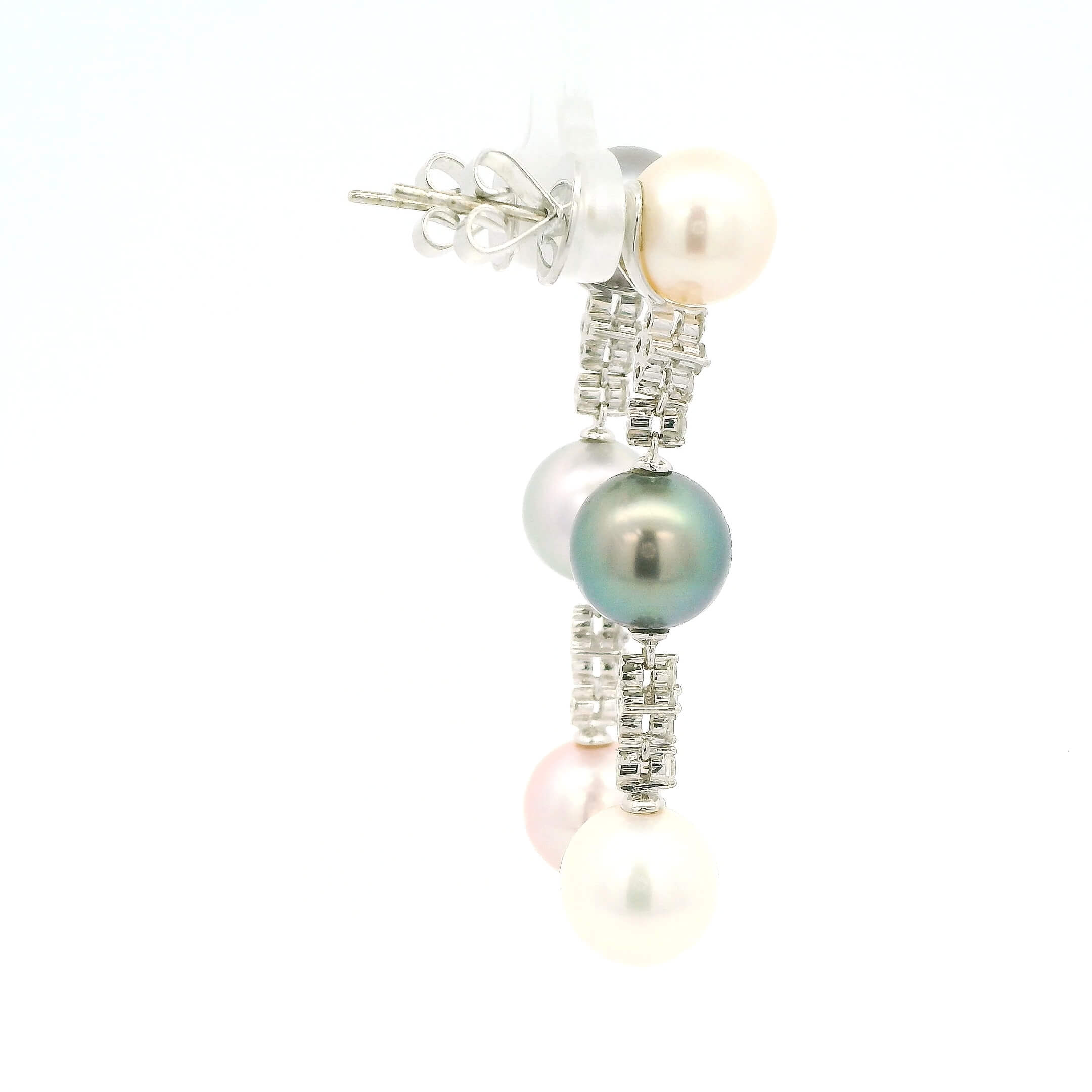 #147 Ohrsteckgehänge aus Weißgold | Drop Earrings In White Gold - Image 3