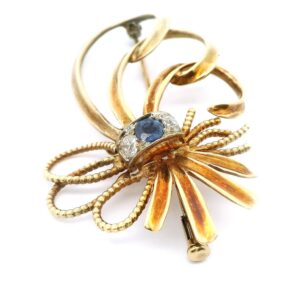 #159 Brosche Gelbgold | Yellow Gold Brooch