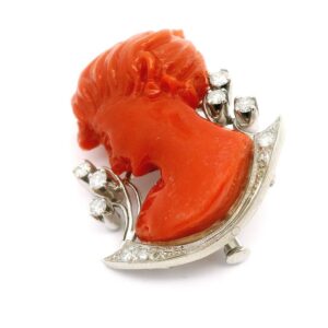 #160 Brosche Weißgold | White Gold Brooch