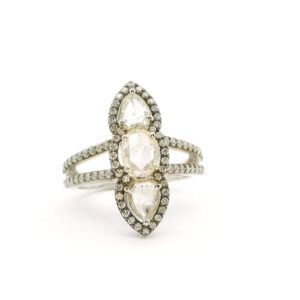 #162 Ring Weißgold mit Brillanten & Diamanten | Ring White Gold With Diamonds & Diamonds