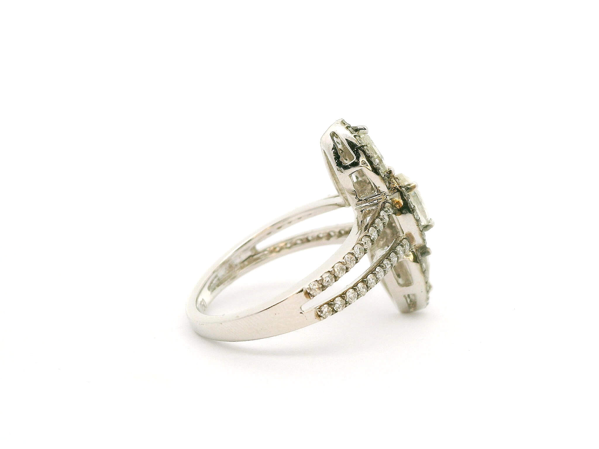 #162 Ring Weißgold mit Brillanten & Diamanten | Ring White Gold With Diamonds & Diamonds - Image 3