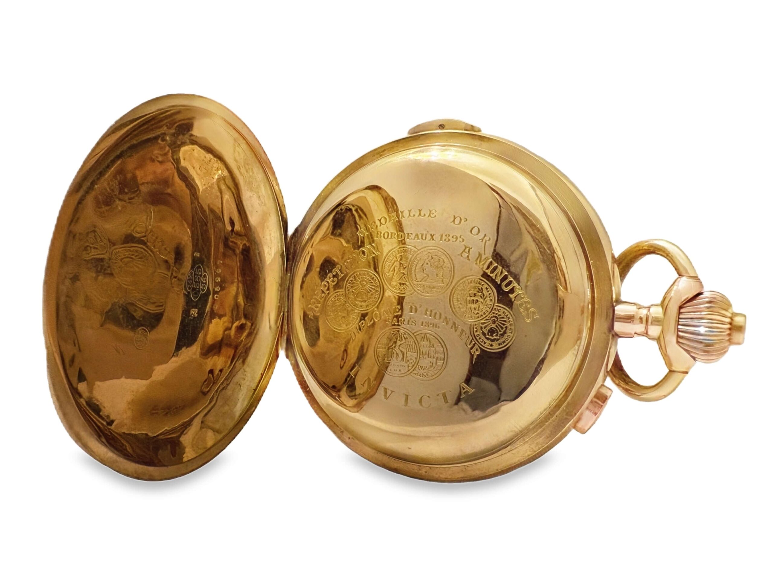 #169 Invicta LTD Taschenuhr Doppelmantel | Invicta LTD Pocket Watch Double Case - Image 3