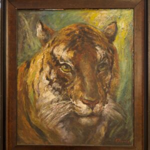 #18 Unbekannter Künstler, Bildnis eines Tigers | Unknown Artist, Portrait Of A Tiger