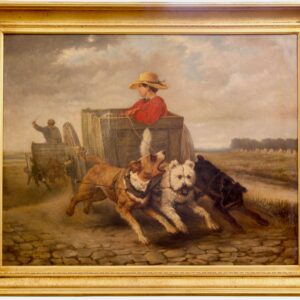 #182 Alice A. Kimber, Junge im Hundewagen | Alice A. Kimber, Boy in a Dog Cart