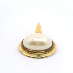 #188 Anhänger aus Silber mit ovaler Majorica-Perle | Pendant in Silver with Oval Majorica Pearl