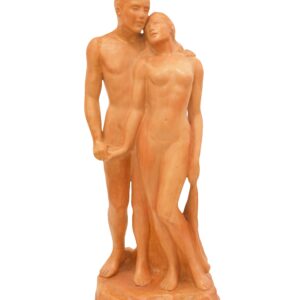 #19 Terrakotta Figur Liebespaar | Terracotta Figure Lovers