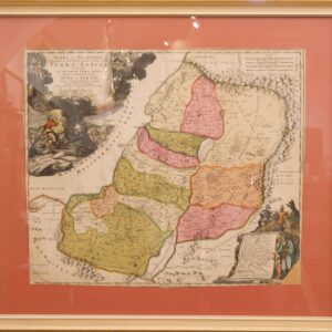 #197 Sanson-Karte, Zwölf Stämme Israels | Sanson Map, Twelve Tribes of Israel