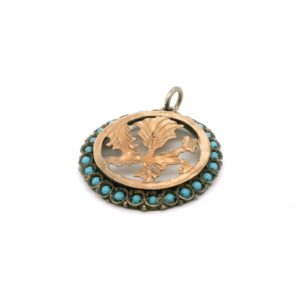 #203 Anhänger aus Gelbgold/Silber | Pendant In Yellow Gold/Silver